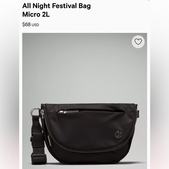 Lululemon all night festival bag micro 2L - Picture 7 of 10